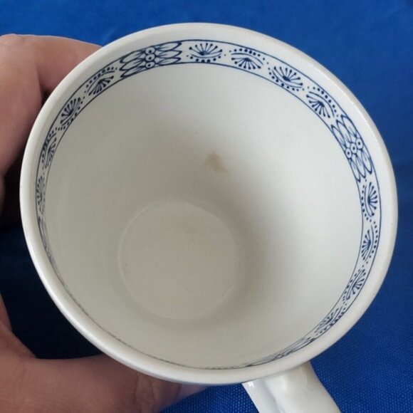 VTG J & G Meakin Classic Blue Nordic Onion Blue and White Tea Cup - Picture 2 of 8
